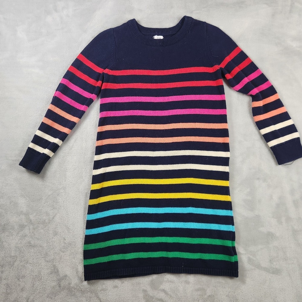 Baby‎ Gap Y2K Multicolor Stripe Sweater Dress Toddler Girl Size 5T 2000s Knit
